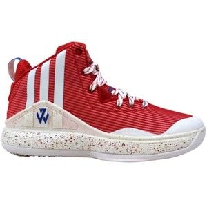 Adidas John Wall J Scarlet Red basketball Sneakers Sz 4.5 shoes big boys